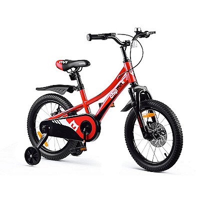 Vaikiškas dviratis RoyalBaby Explorer 16 CM 16-3 Raudonas su juoda