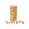 Medinis kaladėlių bokštas 54 dalių Wooden Toys
