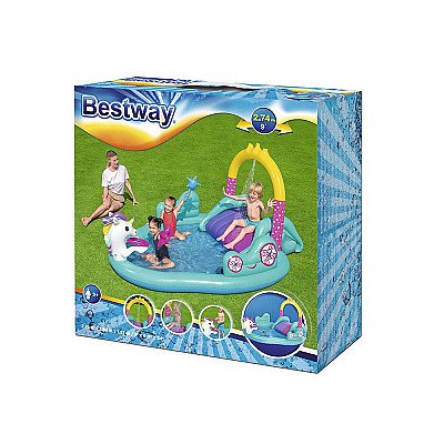 Vandens Žaidimų Aikštelė su Vienaragiu - Baseinas Bestway