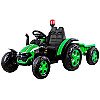 Vaikiškas elektrinis sportinis traktorius Žalias