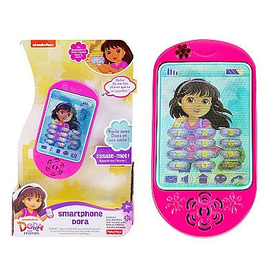 Vaikiškas išmanusis telefonas lėlytė Dora