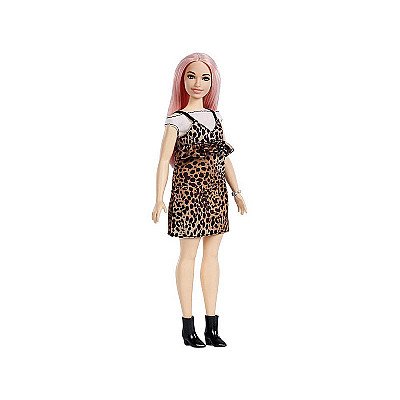 Lėlė su leopardine suknele Synkarb Barbie Fashionistas
