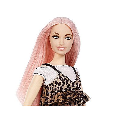 Lėlė su leopardine suknele Synkarb Barbie Fashionistas