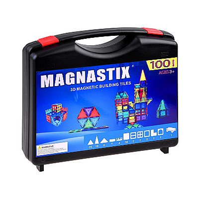 Magnetinis konstruktorius lagamine Magnastix 100 dalių