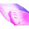 Mergaitiškas karnavalinis kostiumas rožinis drugelis