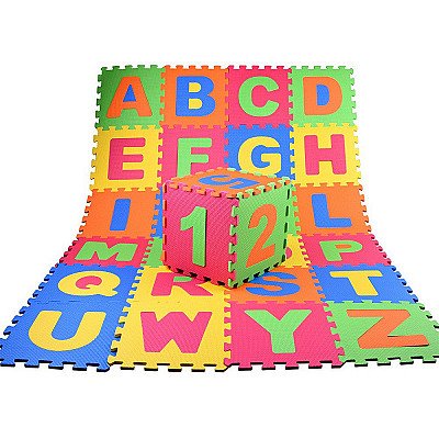 Dėlionė - kilimėlis raidės ir skaičiai