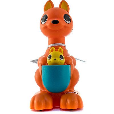 Vaikiškas žaisliukas šokinėjanti kengūra