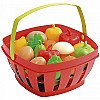 Raudonas krepšelis su vaisiais ir daržovėmis Ecoiffier