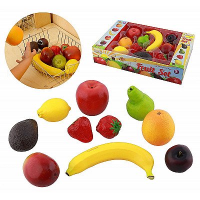 Medinis žaislinių vaisių rinkinukas