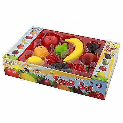 Medinis žaislinių vaisių rinkinukas