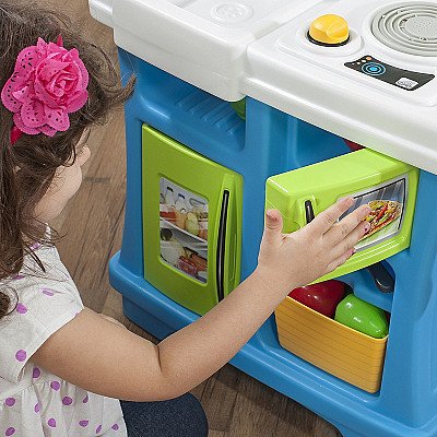 Vaikiška interaktyvi virtuvėlė su priedais Step2