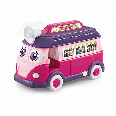 Žaislinis autobusiukas ledainė su šviesos ir garso efektais Woopie