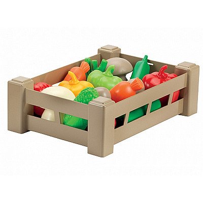 Vaikiškas daržovių rinkinys dėžutėje Ecoiffier