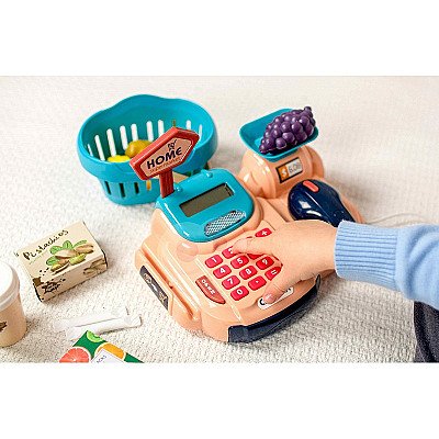 Vaikiškas kasos aparatas su daugybę funkcijų Woopie