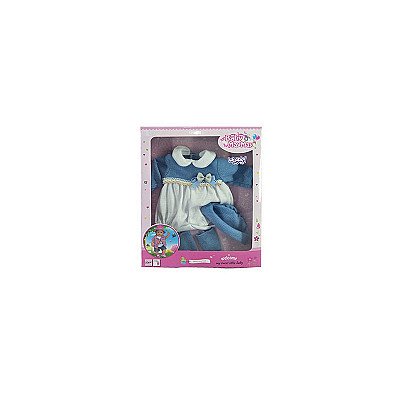 Woopie Lėlės Mėlyna Apranga su Skrybėle 43 - 46 cm.