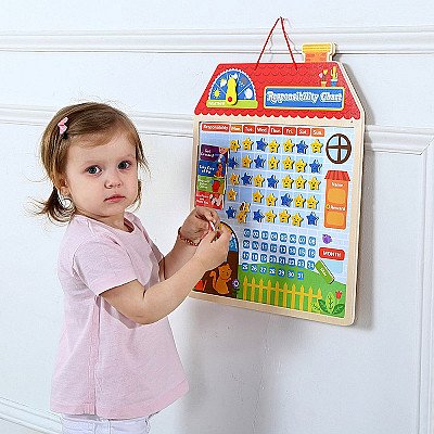 Tooky Toy Medinė Atsakingo Elgesio Diagrama Kalendorius