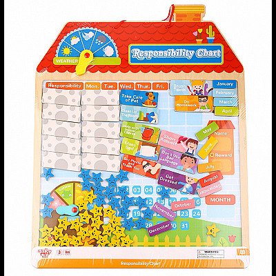Tooky Toy Medinė Atsakingo Elgesio Diagrama Kalendorius