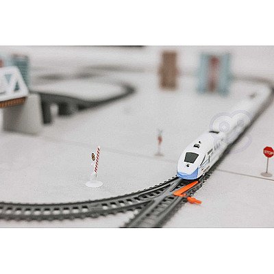 Žaislinis traukinys su 914 cm ilgio trasa Woopie