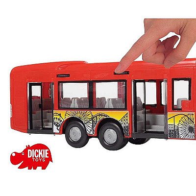 City Express Šarnyrinis Autobusas 46Cm Raudonas