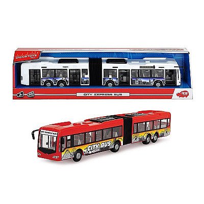 City Express Šarnyrinis Autobusas 46Cm Raudonas