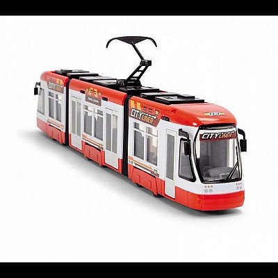 Dickie City Liner Tramvajus 46 Cm Raudona