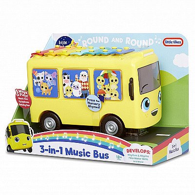 Little Tikes Little Baby Bum Muzikinis Autobusiukas 3In1 Būgnų Lazdelė