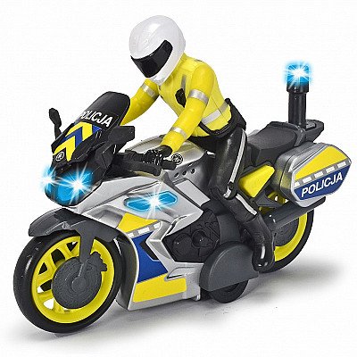 Dickie Sos Policijos Motociklas 17Cm