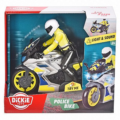 Dickie Sos Policijos Motociklas 17Cm