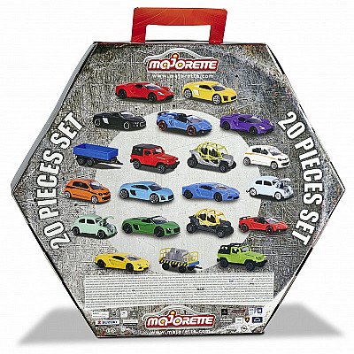Majorette 20 Žaislinių Automobilių Dovanų Rinkinys