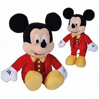 Simba Disney Peliukas Mikis Su Blizgančiu Raudonu Pietų Švarkeliu 25Cm
