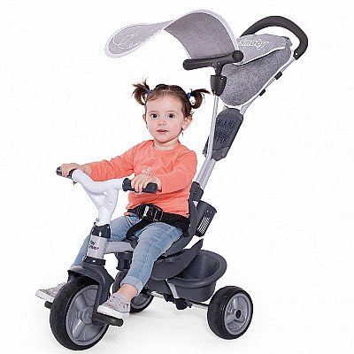 Smoby Baby Driver Triratis Comfort Plus Grey
