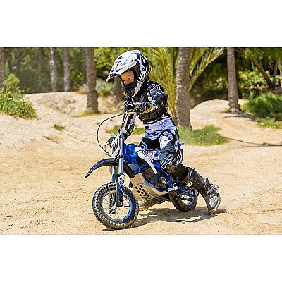 Elektrinis Motociklas Vaikams Cross Battery 24V Pripučiami Ratai Injusa