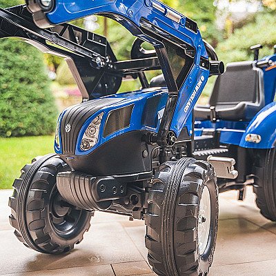 Falk Traktorius New Holland Pedal Blue Su Priekaba Nuo 3 Metų