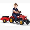 Falk Supercharger Raudonas Pedalinis Traktorius su Atidaromu Priekiniu Dangčiu