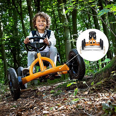 Berg Buddy B-Orange Pedalinis Kartingas Iki 50 kg. Naujas Modelis