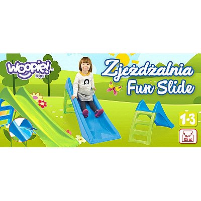 Woopie Vaikų Sodo Kalnelis Su Vandens Čiuožykla Fun Slide 116 Cm Blue
