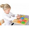 Medinis vaikiškas žaidimas spalvoms rūšiuoti Tots & Hoops Sorter