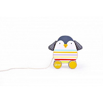 Medinis traukiamas žaisliukas Pingvinas Classic World
