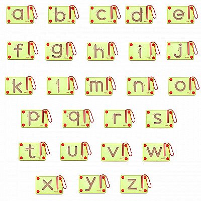 Magnetinės lentelės mažųjų raidžių rašyba Viga