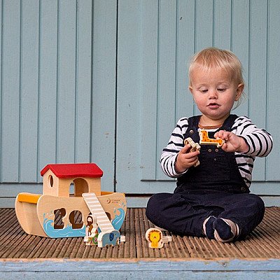 Vaikiška medinė rūšiuoklė - Nojaus arka Classic World