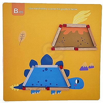 Vaikiški mediniai magnetiniai degtukai Tooky Toy