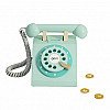 Klasikinis vaikiškas laidinis medinis telefonas 4 el. Classic World