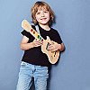 Elektrinė medinė šviečianti gitara vaikams Classic World
