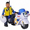 Policijos motociklas iš serijos Ugniagesys Samas Simba