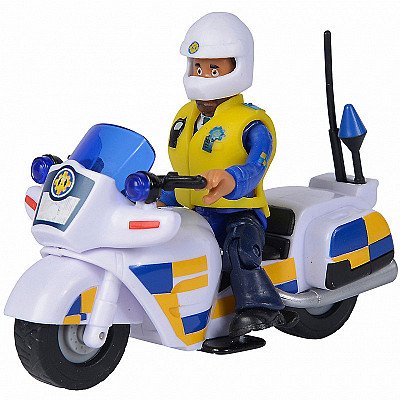 Policijos motociklas iš serijos Ugniagesys Samas Simba