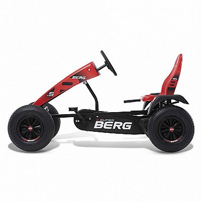 Berg Gokart pedalams Xl B.super Red Bfr pripučiami ratai nuo 5 metų iki 100 kg