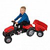 Woopie pedalinis traktorius Farmer Gotrac Maxi su priekaba