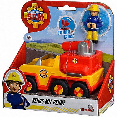 Simba Fireman Sam Venus Mini veiksmo figūrėlės transporto priemonė