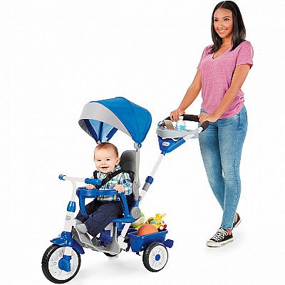 Mėlynas Triratis 4in1 Perfect Fit Vaikams Little Tikes