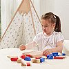 Medinės Statybinės Montessori 3D Kaladėlės Viga Toys